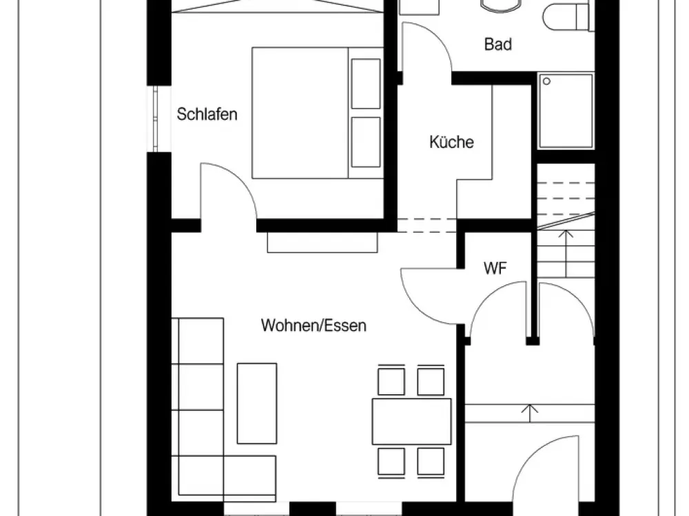Stilvolle, neuwertige 2-Zimmer-Wohnung mit EBK in Stuttgart