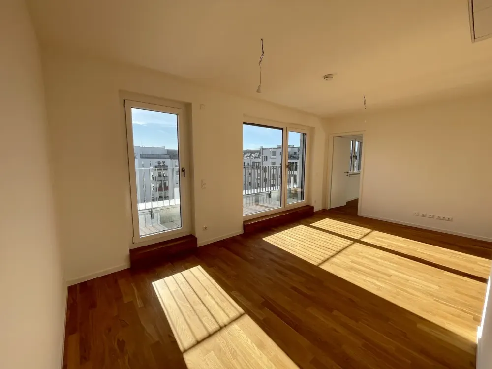 Moderne 3-Zimmer-Wohnung im obersten Geschoss | Klimaanlage | Weitblick