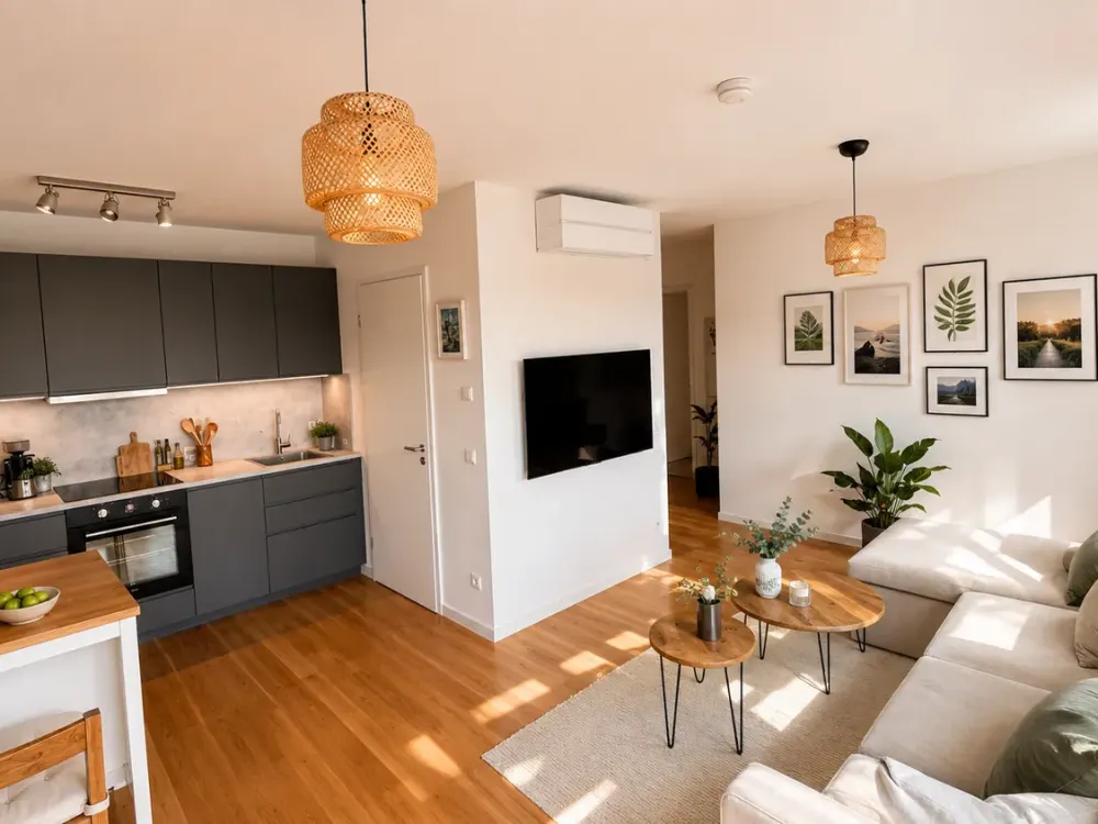 Moderne 3-Zimmer-Wohnung im obersten Geschoss | Klimaanlage | Weitblick