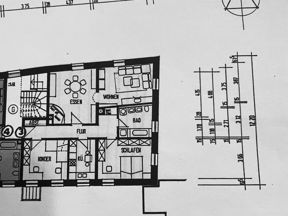 Ruhige 3.5 Zimmerwohnung/ Memmingen in der Altstadt zu vermieten