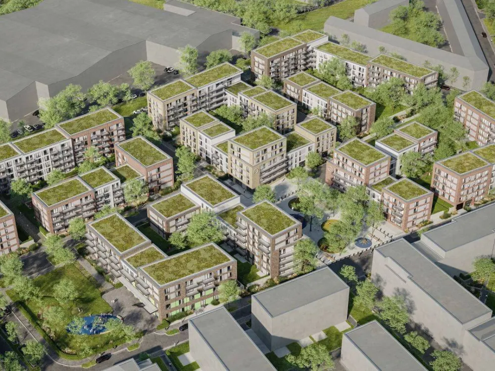 47124/45 Helle 3-Zimmer-Wohnung (ca. 95 m²) mit großem Balkon und bodentiefen Fenstern in Düsseldorf-Gatherhof