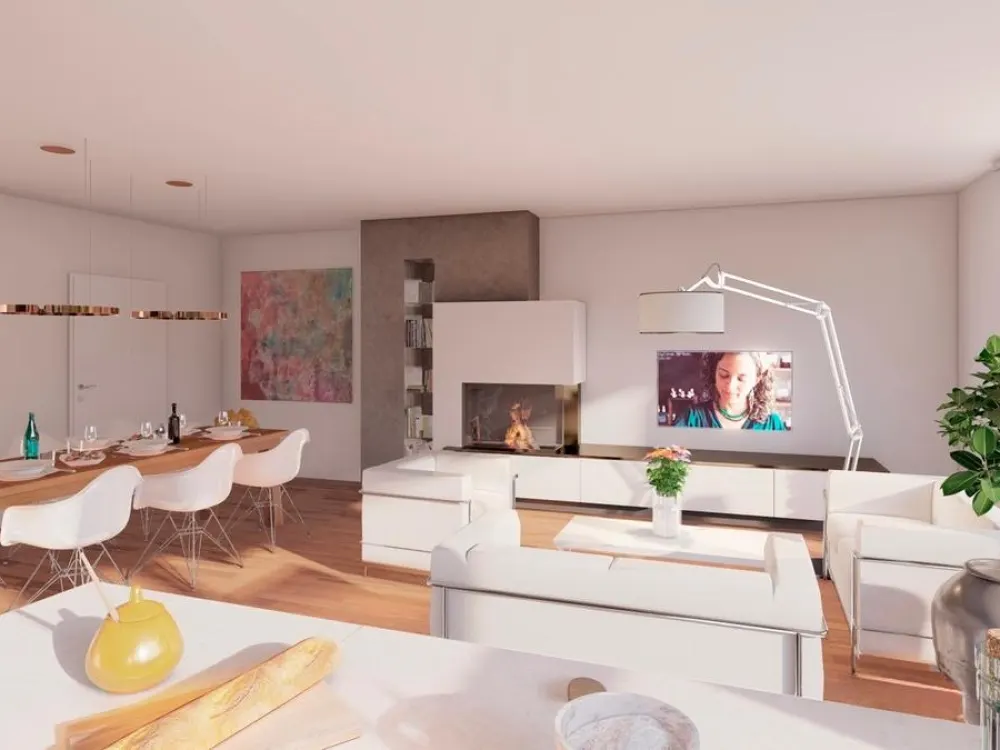 Exklusive 3-Zimmer-Wohnung mit Kamin, Balkon & Aufzug in Stockum