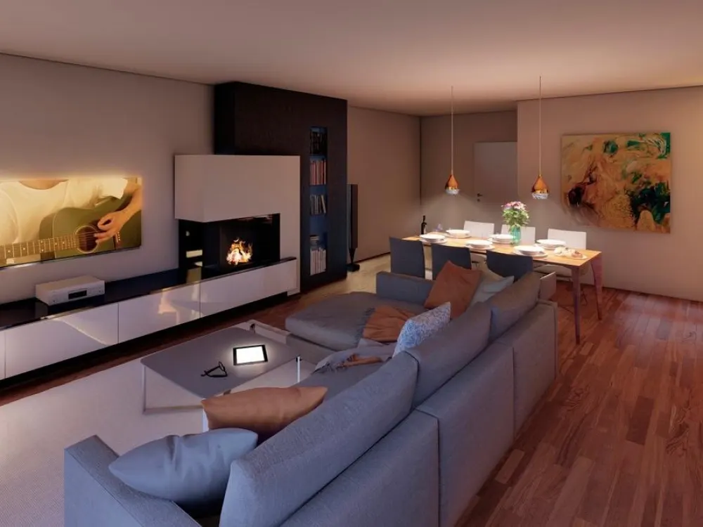 Exklusive 3-Zimmer-Wohnung mit Kamin, Balkon & Aufzug in Stockum
