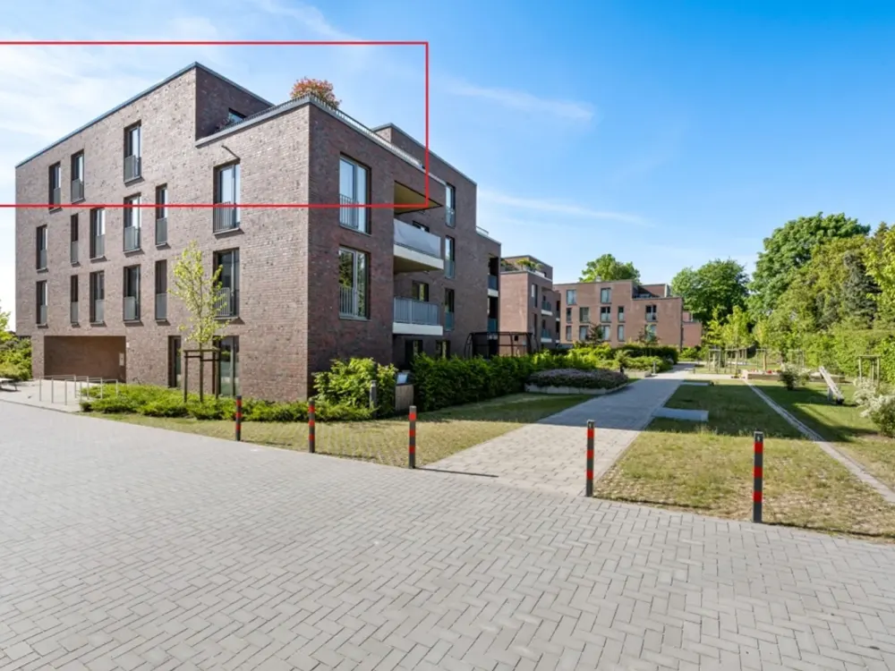 Fleester Höpen: Moderne 4 Zi.-Wohnung mit großer Dachterrasse!