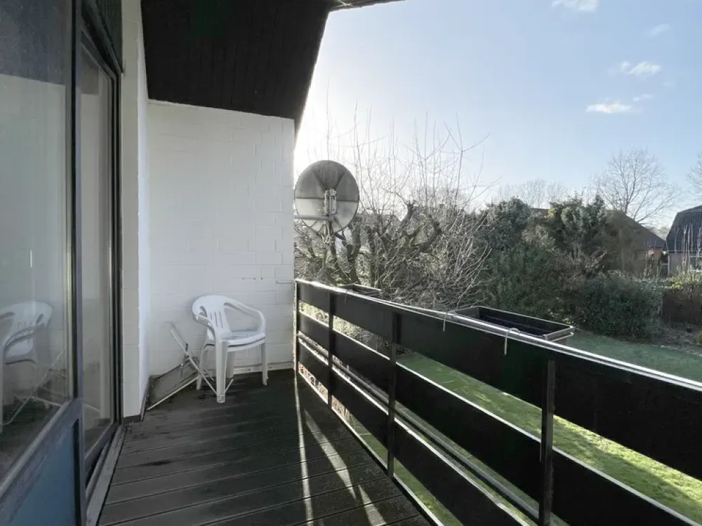 Wohnen auf Zeit, Schöne 2-Zimmer-Wohnung mit Balkon in guter Lage