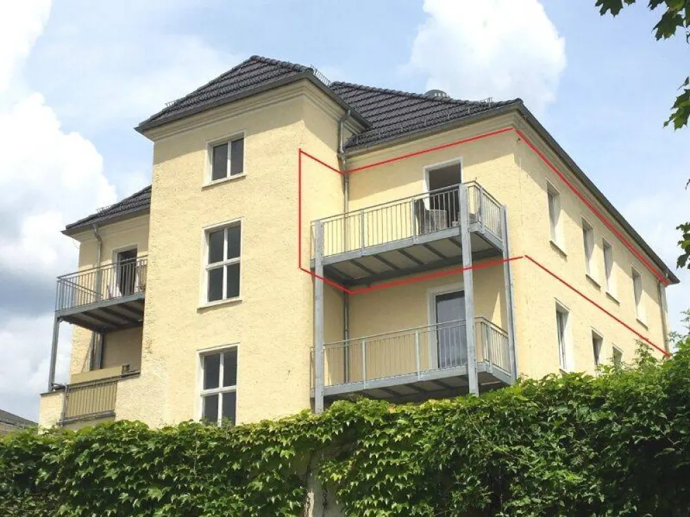 Süd-Balkon mit Fernblick