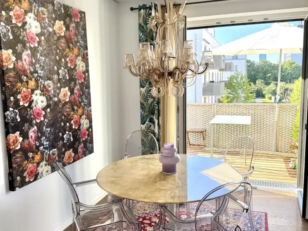 Exklusives Penthouse im Park, 2 Schlafzimmer, 2 Terrassen, 95 qm, München Schwabing