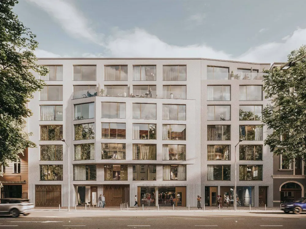 Stilvolle 2-Zimmer-Neubauwohnung mit Balkon in Berlin-Mitte