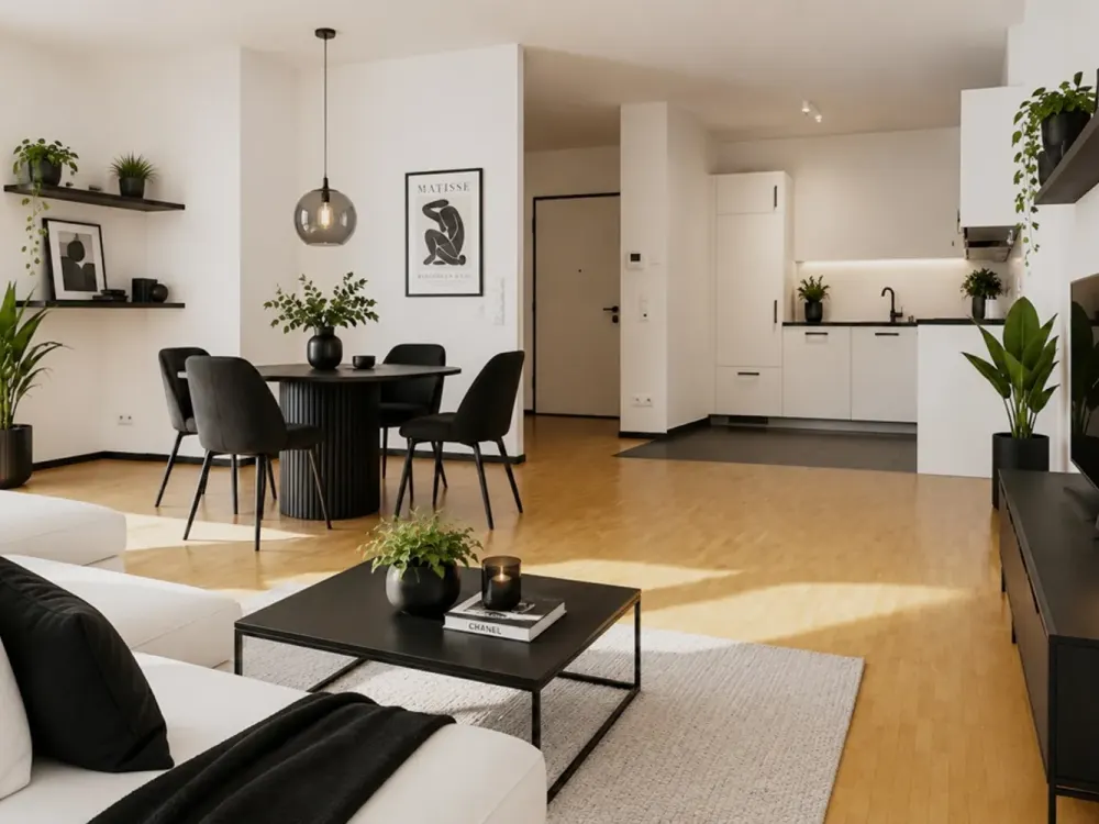 Moderne, barrierefrei erreichbare Mietwohnung in 70499 Stuttgart