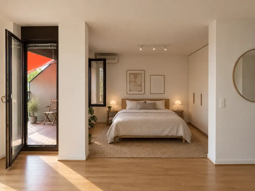 Helle 2-Zimmer-Wohnung mit Ausblick