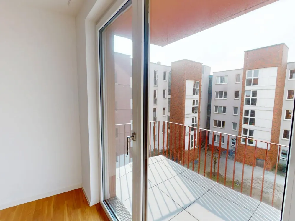 Große 2-Zimmer-Wohnung mit Balkon und Einbauküche im Neubauquartier 'Ferdinands Garden'