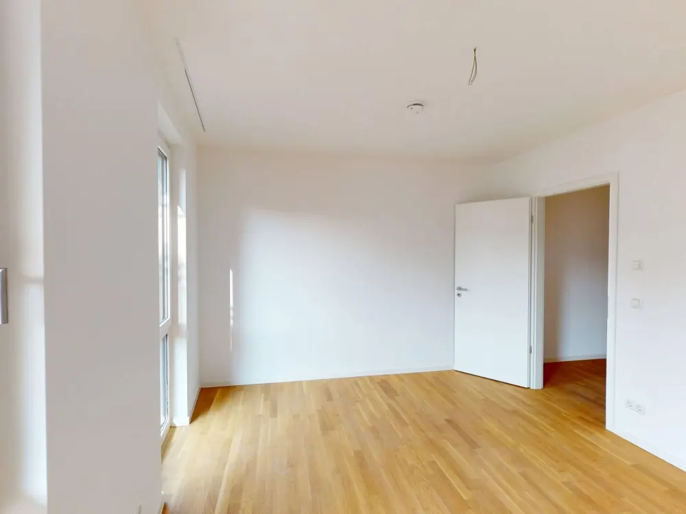 Große 2-Zimmer-Wohnung mit Balkon und Einbauküche im Neubauquartier 'Ferdinands Garden'