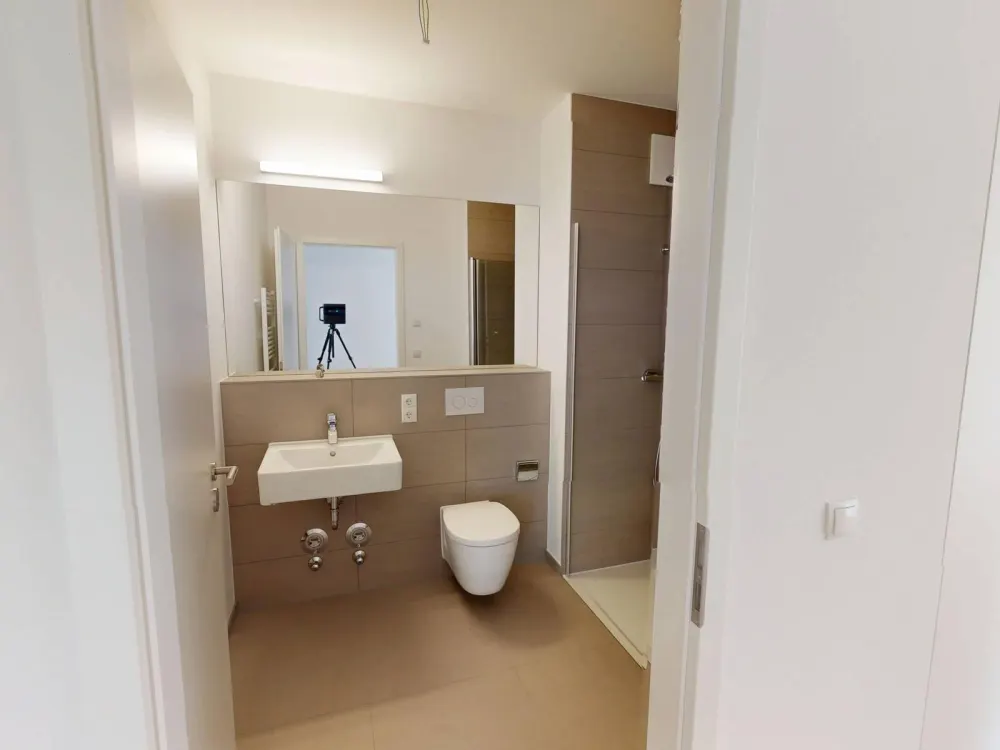 Große 2-Zimmer-Wohnung mit Balkon und Einbauküche im Neubauquartier 'Ferdinands Garden'