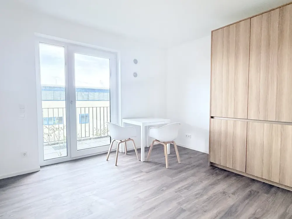 Großzügiges möbliertes 1,5-Zimmer-Appartment mit Dachterasse