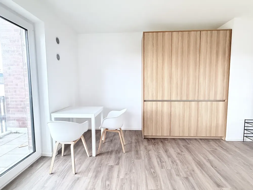 Großzügiges möbliertes 1,5-Zimmer-Appartment mit Dachterasse