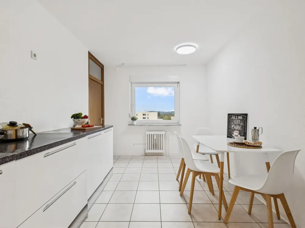 Furnished 2-Room Apartment with Elevator and Wide View in Neunkirchen