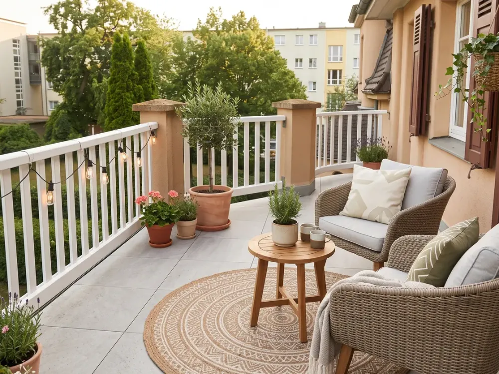 Exclusive Living in a Stylish Old Villa, 4 Rooms with Balcony, Built-in Kitchen & 2 Parking Spaces