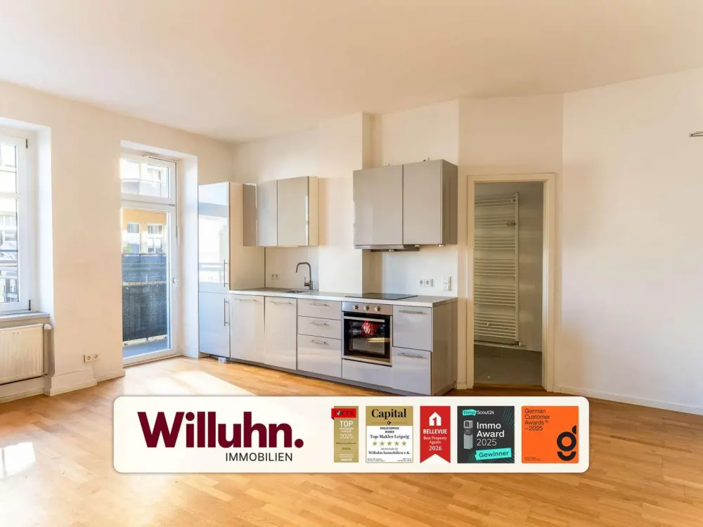 *sofort Bezugsfrei* Hochwertige 3 Zimmer Altbauwohnung I Einbauküche I Balkon