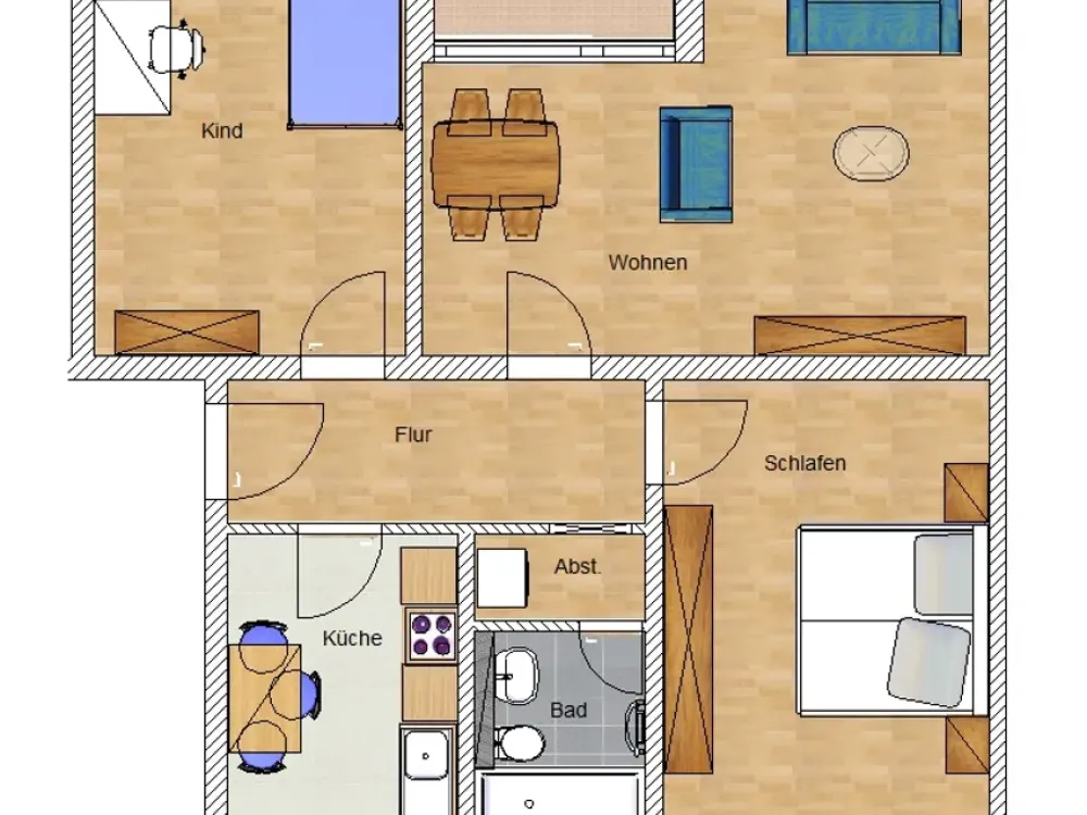 3-Zimmerwohnung mit Balkon in Sehnde