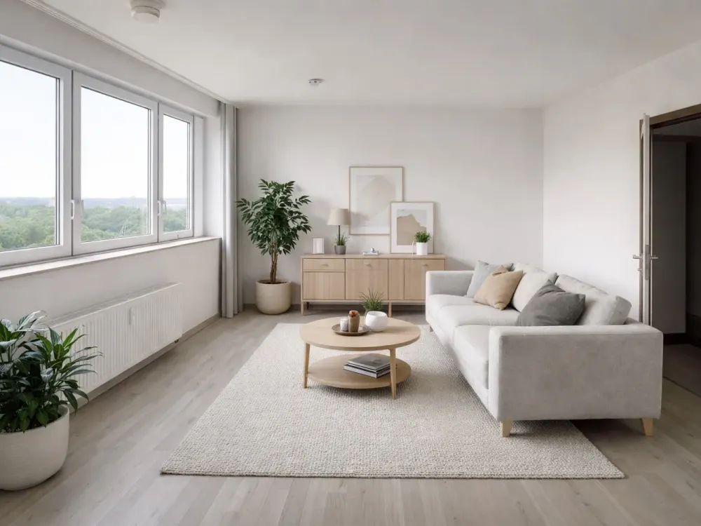 Möblierte 34 m² mit Traum-Ausblick, direkt einziehen!