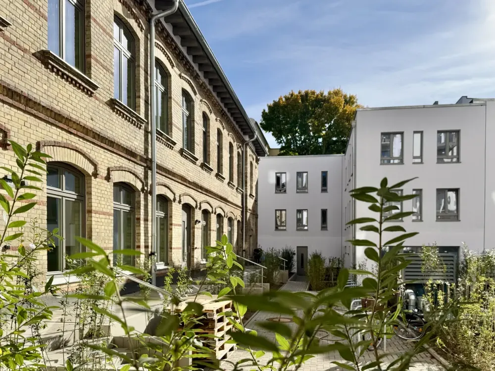 Wohnung im Innenhof mit Südterrasse