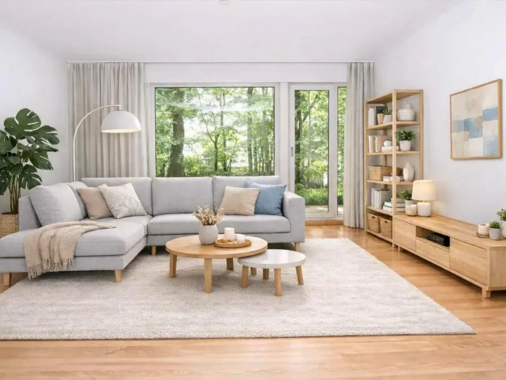 Menterschwaige: Möblierte oder unmöblierte 3‑Zi.-Terrassenwohnung (117 m²) mit 200 m² Garten & TG