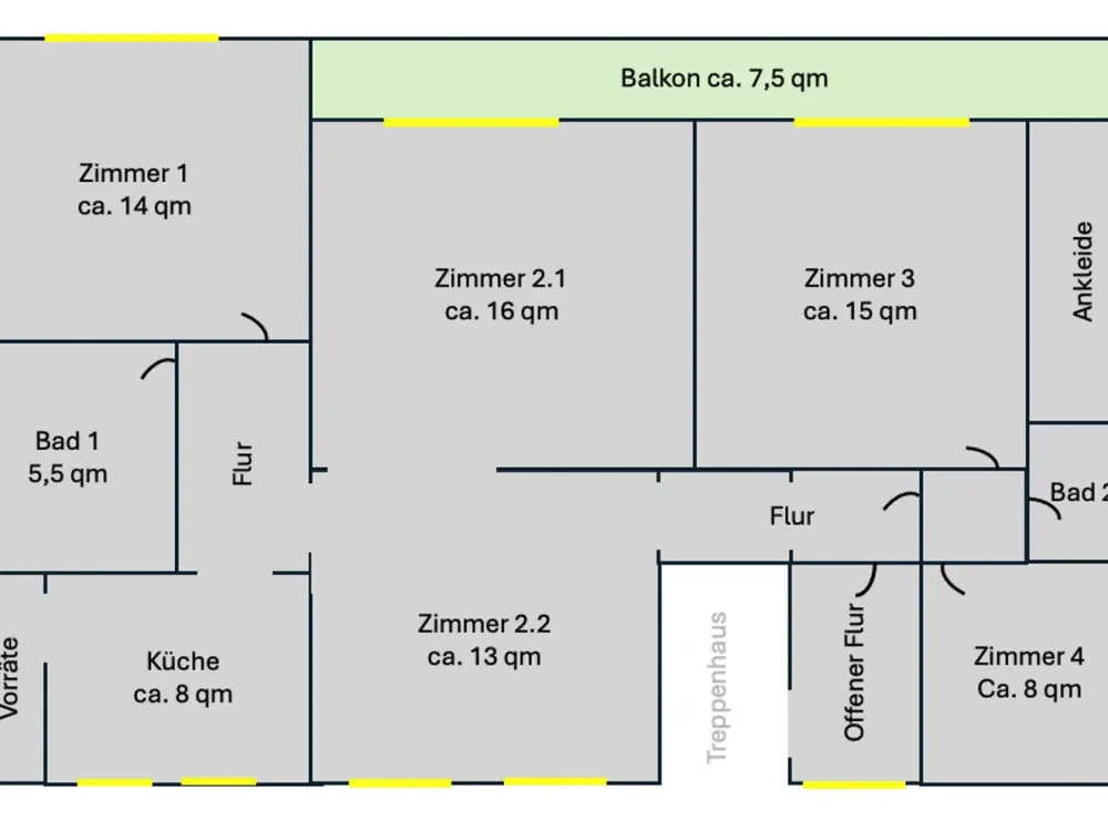 4,5-Zimmer-Wohnung mit Balkon in Rösrath-Kleineichen
