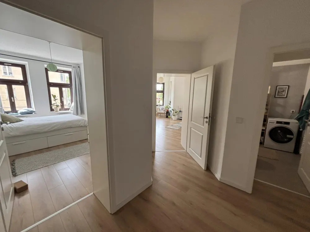 "Möbliert & hochwertig: Helle 2-Zimmer-Whg in Leipzig Zeitmiete
