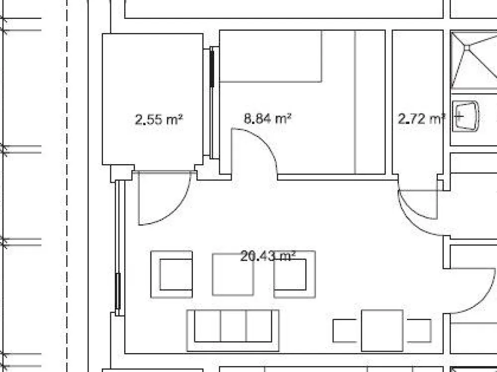 2-room apartment, 51m², Mecklenbeck - from 60 years Service Living