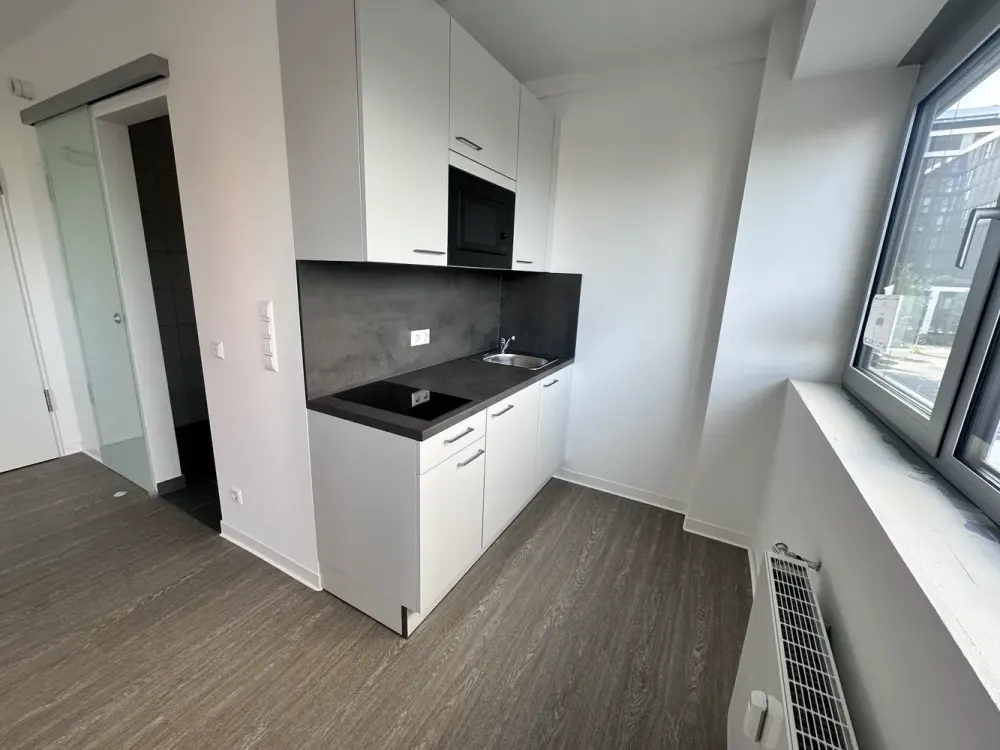 Modern wohnen in der Bürostadt: Stilvolles 1-Zimmer-Apartment, Erstbezug