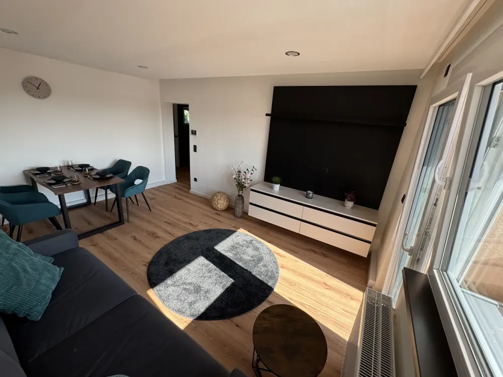 Modern 2-Room Attic Apartment with Panoramic View and Stylish Features on the 6th Floor