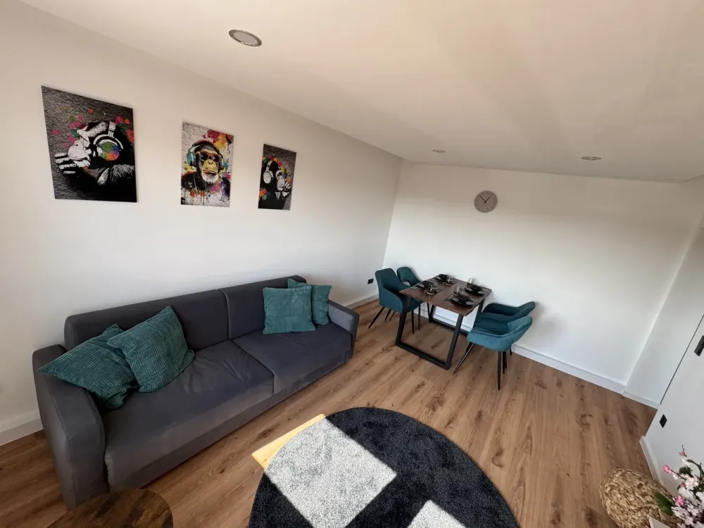 Modern 2-Room Attic Apartment with Panoramic View and Stylish Features on the 6th Floor