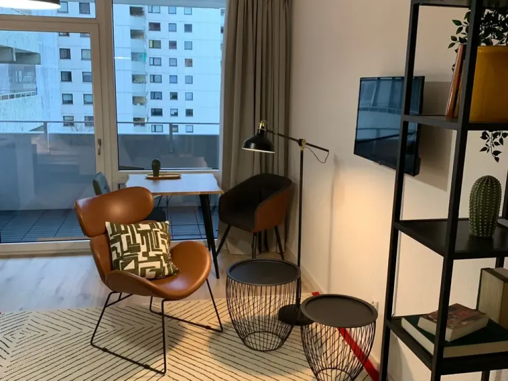 Voll möblierte 1-Zimmer-Wohnung in Frankfurt