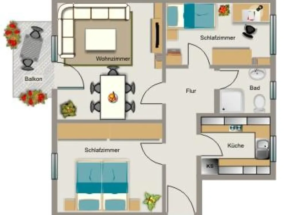 Demnächst frei! 3-Zimmer-Wohnung in Oer-Erkenschwick Groß-Erkenschwick