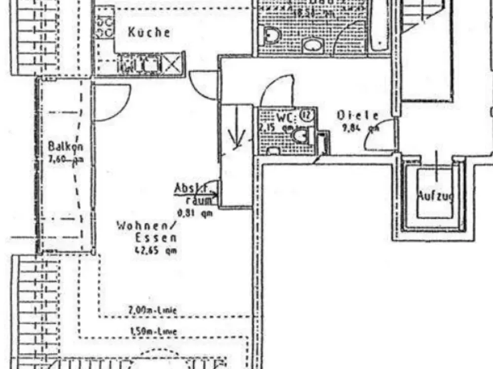 Große 2-Zimmer-Wohnung I Saarner Kuppe I Balkon I Stellplatz