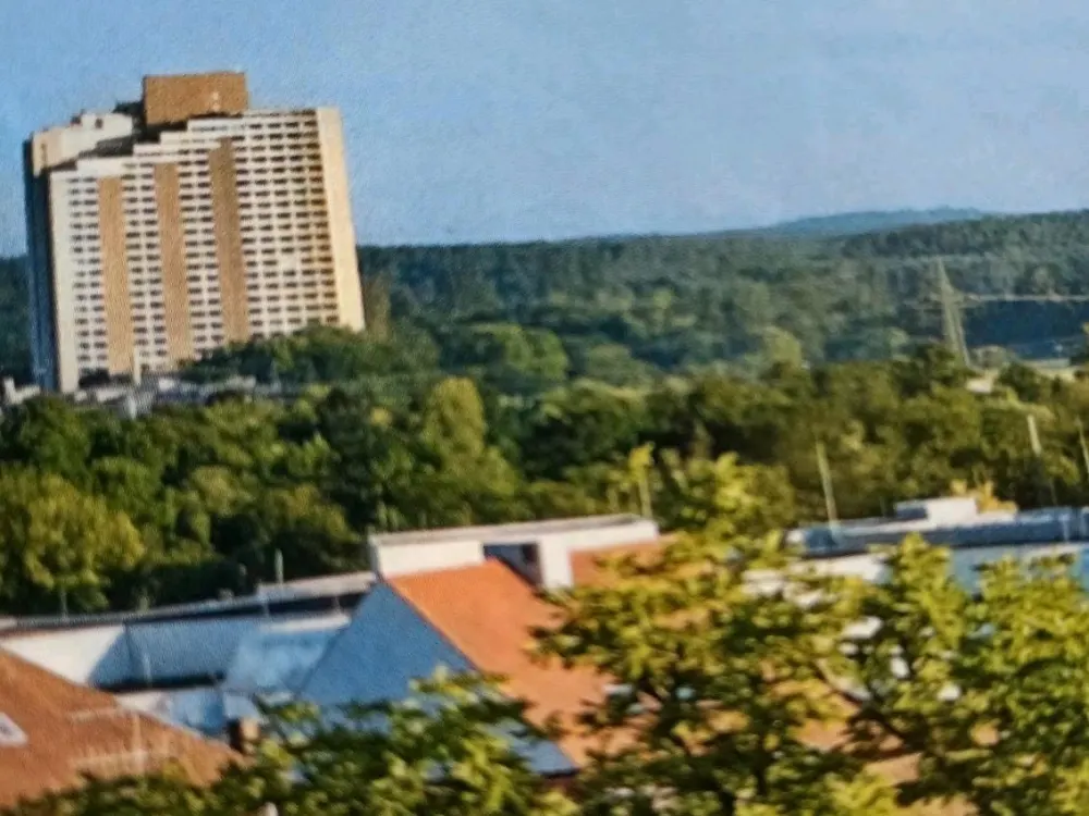 Dream View! Erlangen 1.5-Room Apartment with Balcony in Green Surroundings