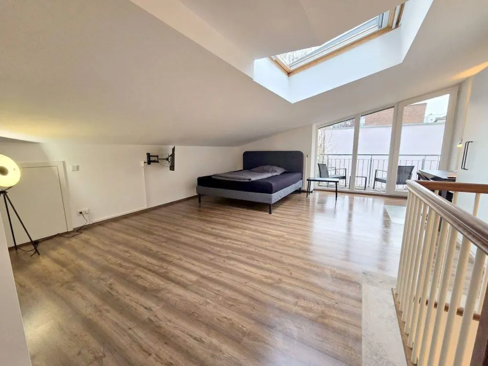Ab 01.02.2027 - schickes und modernes 1-Zimmer-Apartment mit Balkon - top Lage im Frankfurter Ostend