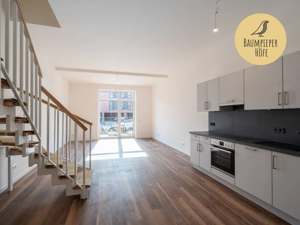 Maisonettewohnung mit Einbauküche und Terrasse