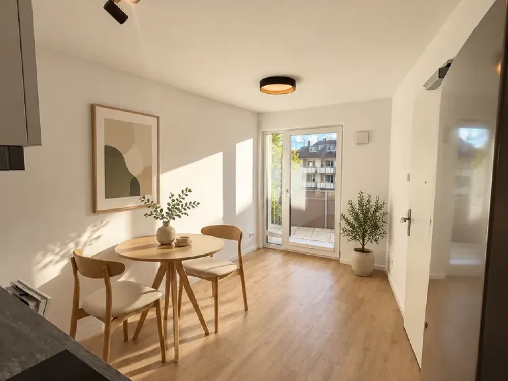 Teilmöblierte 1,5Zimmer Wohnung mit seperater Küche