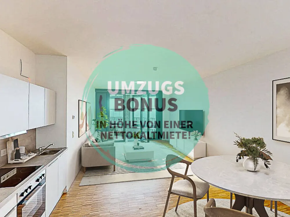 SPRING TOWER: Exklusives 3-Zimmer-Penthouse mit zwei Loggien und Luxus-Feeling