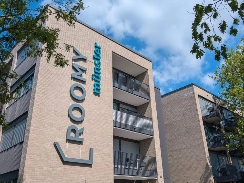 شقة حديثة بغرفة واحدة (شقة خدمة) في ROOMY Münster