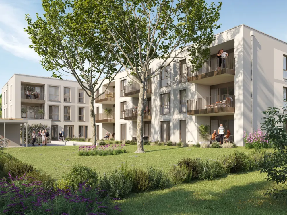 Erstbezug - Wohnung für Senioren mit Terrasse und Garten zu vermieten