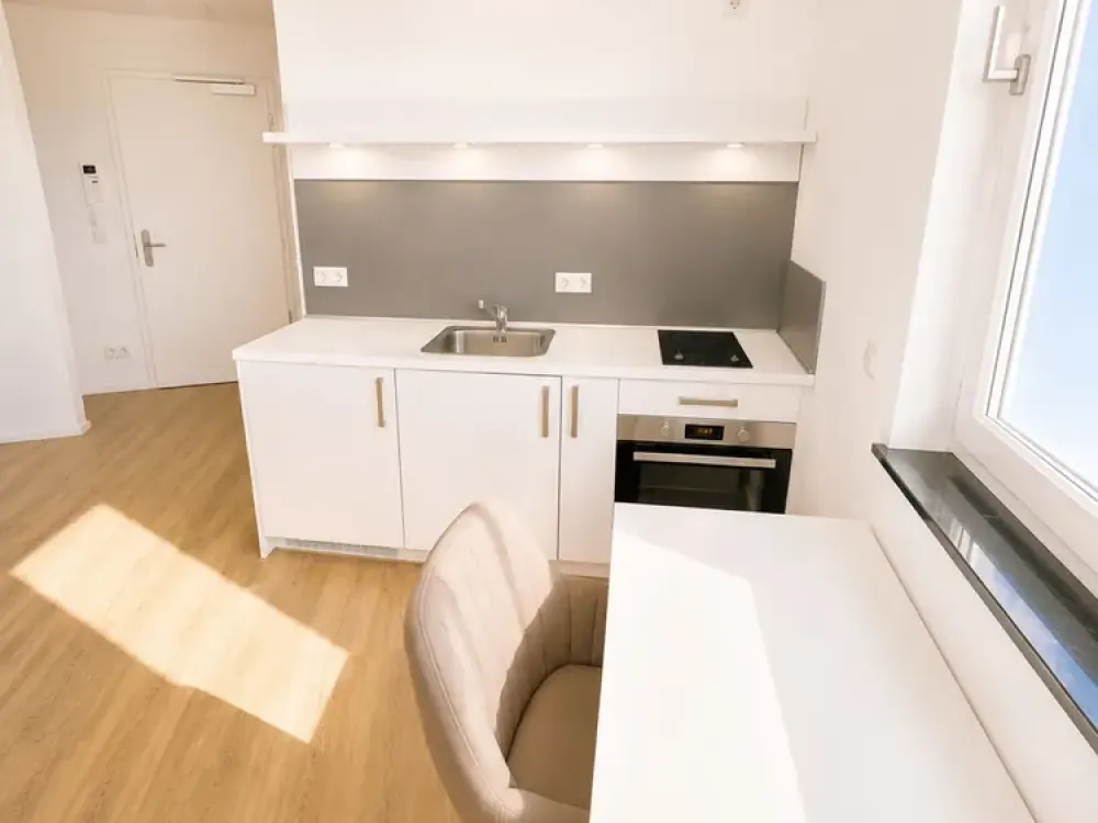 Zentral in Stuttgart, Stilvolles Studioapartment nähe Milaneo
