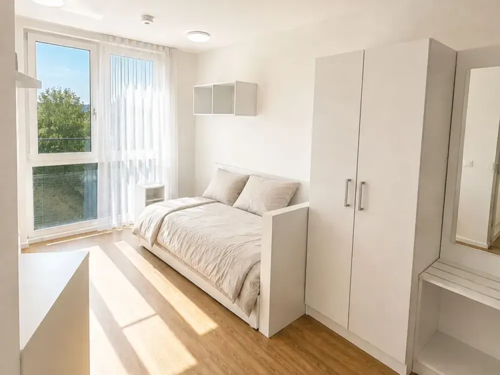 Zentral in Stuttgart, Stilvolles Studioapartment nähe Milaneo
