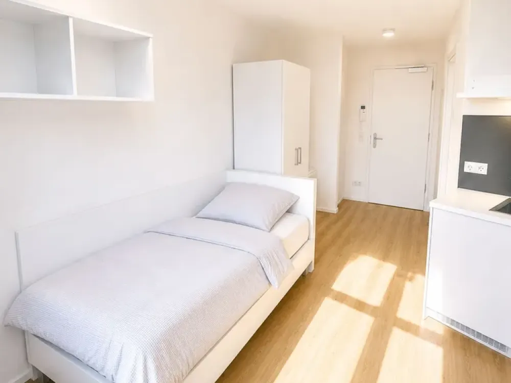 Zentral in Stuttgart, Stilvolles Studioapartment nähe Milaneo