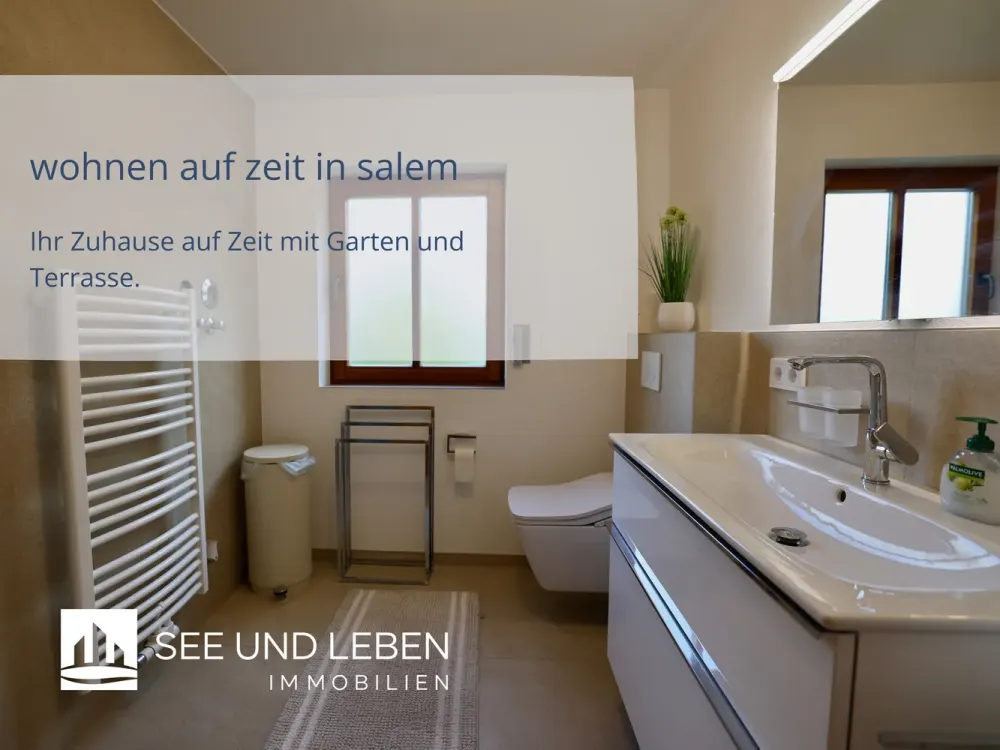 Furnished Ground Floor Apartment in Salem, 105 m², 2 Terraces, Underground Parking, Limited Until 30.09.2027