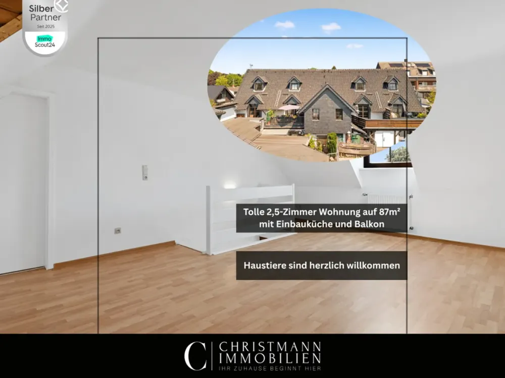 Wunderschöne Maisonettewohnung auf 87 m² zum sofort einziehen | EBK inklusive