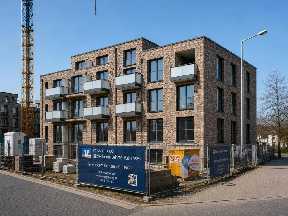 First occupancy in Sehnde - modern 4-room penthouse apartment with daylight bathroom, loggia & elevator