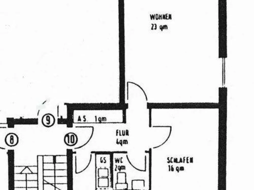 2ZiWhg 58 m² 900 € warm Großhansdorf EG Terrasse ruhig TG