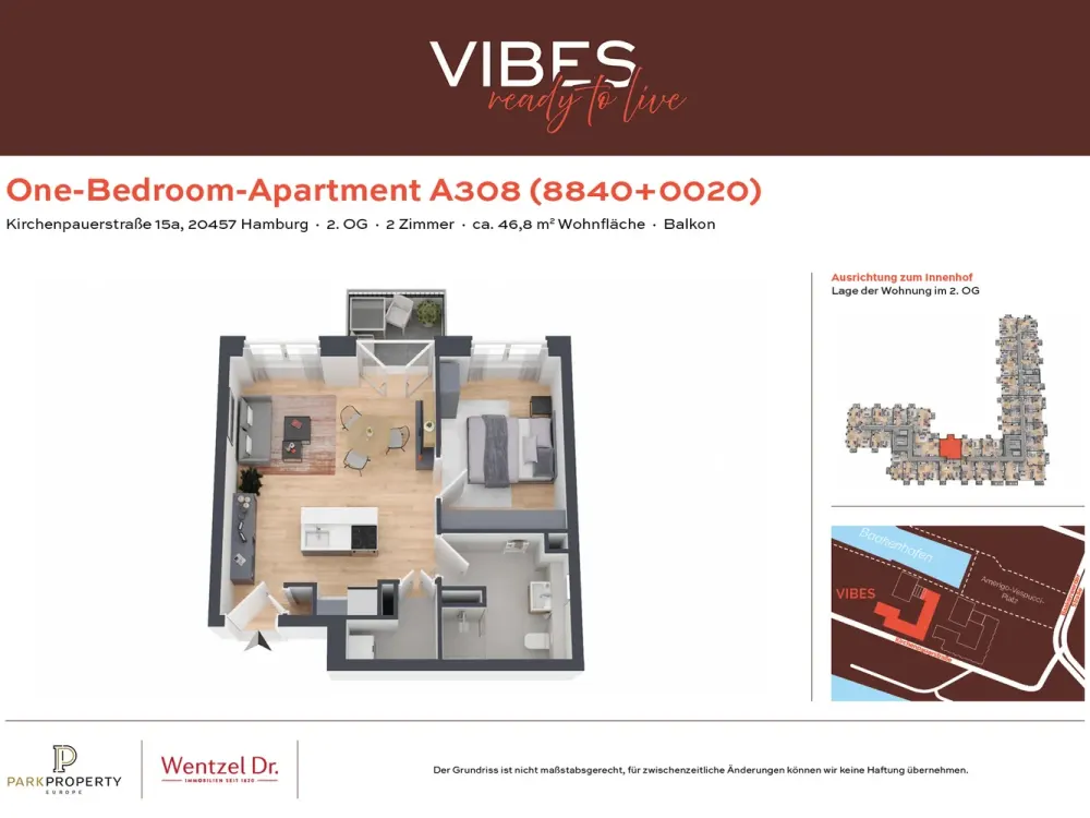 First Occupancy: Premium Apartment with Balcony - Wentzel Dr.